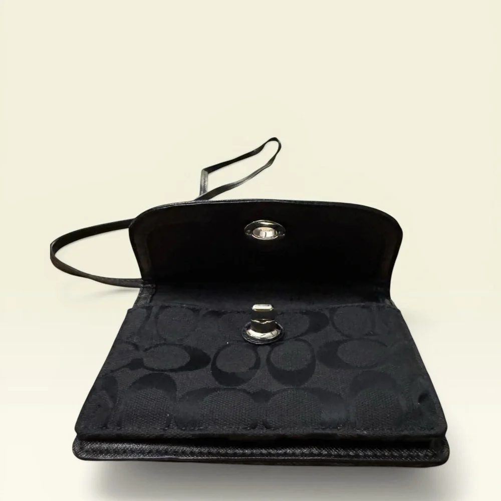 Coach Mini Legacy Signature C Crossbody Wallet - Picture 5 of 7